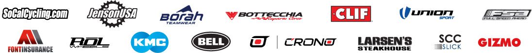 SoCalCycling.com Team Sponsors