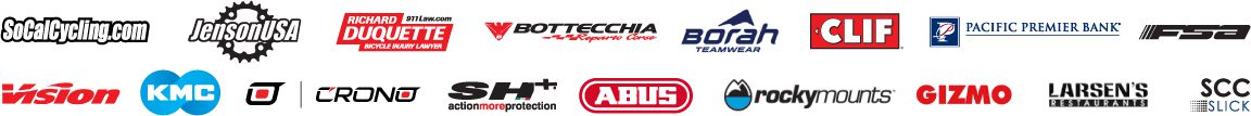 SoCalCycling.com Team Sponsors