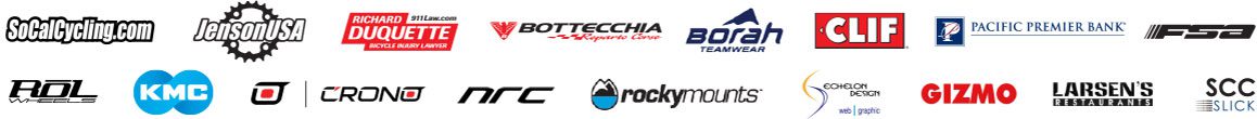 SoCalCycling.com Team Sponsors